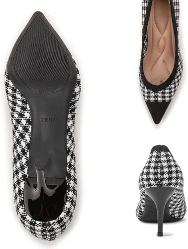 Vista 7 de LYTIYO Zapatos de tacón bajo con punta puntiaguda para mujer