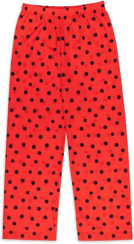 Vista 4 de Miraculous Ladybug - Pijama de 4 piezas para niñas pequeñas, camisa y pantalones a juego