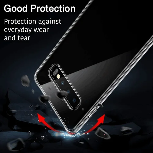 Vista 4 de Funda para Nubia Air Pro 5G (6.77") - Transparente+Negro