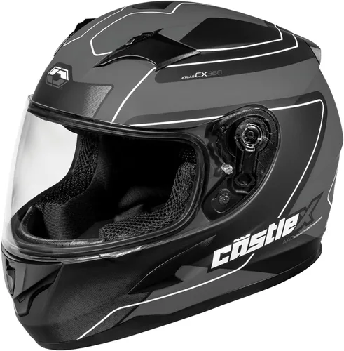 Vista 4 de Castle X CX360 Atlas - Casco juvenil en rosa mate glo/negro, talla pequeña