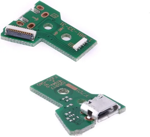 Vista 2 de Adaptador de puerto de carga micro USB de repuesto JDS-040, pieza de reparación, módulo de placa de zócalo para PS4 controlador inalámbrico