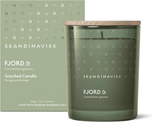 Vista 20 de Skandinavisk HAV - Vela perfumada 'Sea' Mini. Notas de fragancia: Spray de sal y algas marinas, espino y rosa de playa. 2.3 oz.