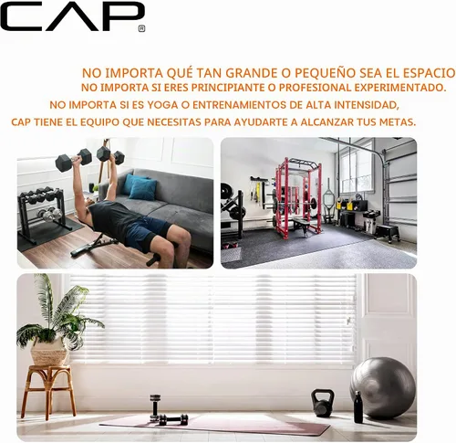 Vista 8 de Accesorios para máquina de ejercicio CAP Barbell, Negro
