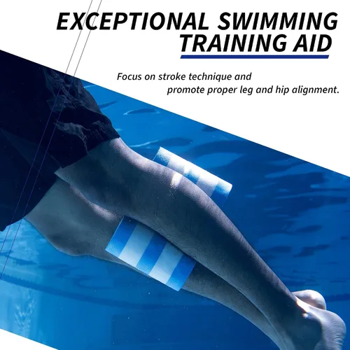 Vista 7 de Sunlite Sports Boya de tracción EVA de 5 capas para piernas - Ayuda para entrenamiento en piscina, soporte para piernas y caderas para adultos