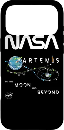 Vista 22 de NASA Artemis Mission Exploration Insignia Worm Logo Case for iPhone 17