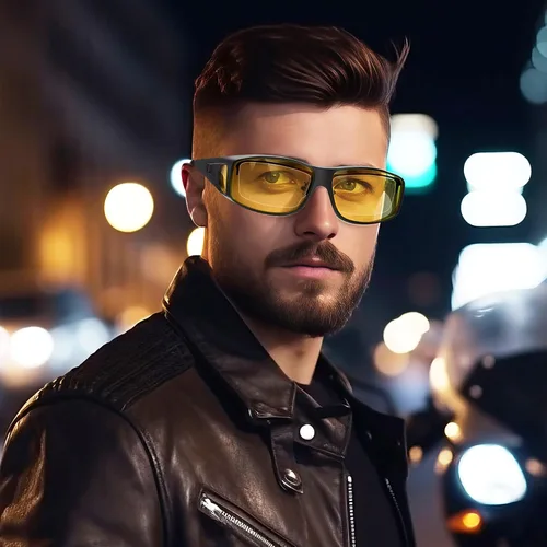 Vista 79 de Night Vision Driving Glasses for Men & Women - Polarized Anti Glare Fit Overs with Wrap-Around HD Yellow Lens