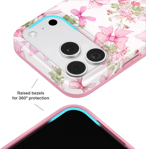 Vista 1071 de VELVET CAVIAR Funda para iPhone 15, compatible con MagSafe, probada contra caídas de 10 pies, fundas protectoras de diseño, leopardo color rosa