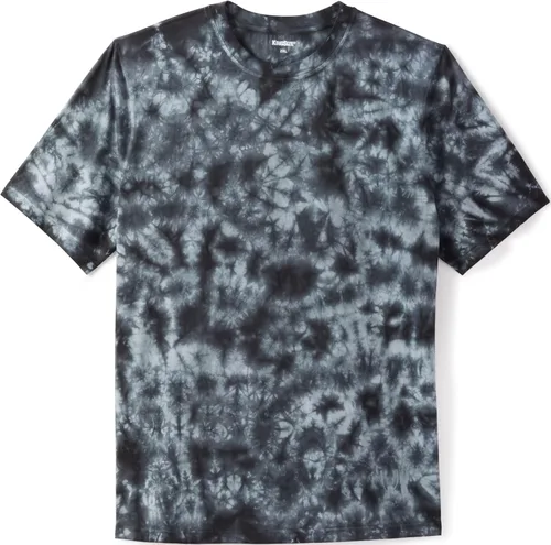 Vista 38 de KingSize Big & Tall - Camiseta ligera, sin encogimiento, con cuello redondo para hombre Gris Caliente Carbón