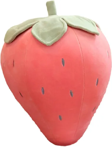 Vista 11 de Lindas almohadas de felpa de frutas para niños, de fresa, súper suaves, para niñas, juguetes (rosa, 7.8 pulgadas/7.9 in) Soft fruit plush pillow