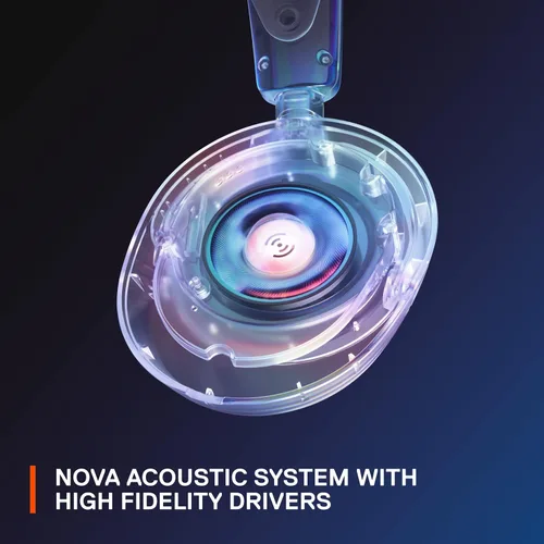 Vista 4 de SteelSeries New Arctis Nova 1P Multi-System Gaming wired Headset Hi-Fi Drivers 360 Spatial Audio Comfort Design Durable