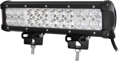 Vista 9 de Willpower - Barra de luz LED de trabajo de 12 pulgadas 72 W para camión, automóvil, ATV, todoterreno, 4x4, Jeep Truck luz de conducción