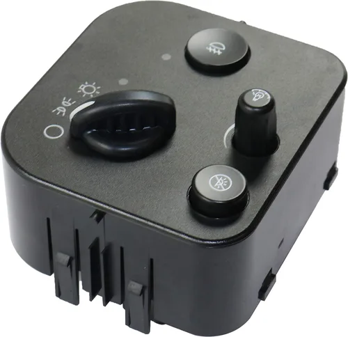 Vista 3 de Garage-Pro Interruptor negro de 3 posiciones para faros delanteros, compatible con Chevrolet Trailblazer 2002-2009, GMC Envoy, Chevrolet Trailblazer