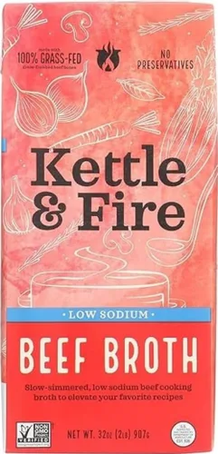 Vista 8 de Kettle And Fire Caldo Chkn Cookng Ls 32 OZ