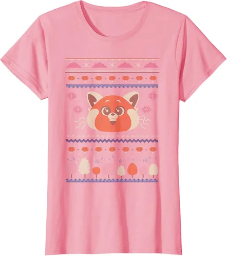 Vista 13 de Disney and Pixar's Turning Red Panda - Suéter feo de Navidad, Negro, S