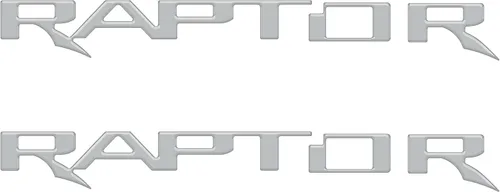 Vista 24 de Insertos de emblema para capó - Compatible con Ford F-150/Bronco Raptor 2021-2026