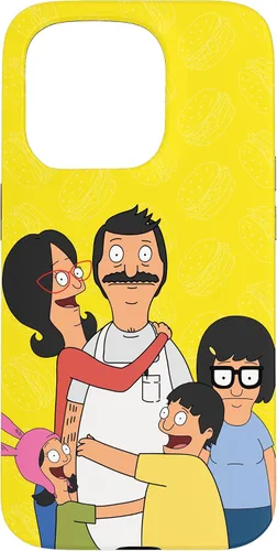 Vista 14 de Funda para iPhone 12 Pro Max Bob Burgers Bob Linda Gene Tina Louise Family Hug
