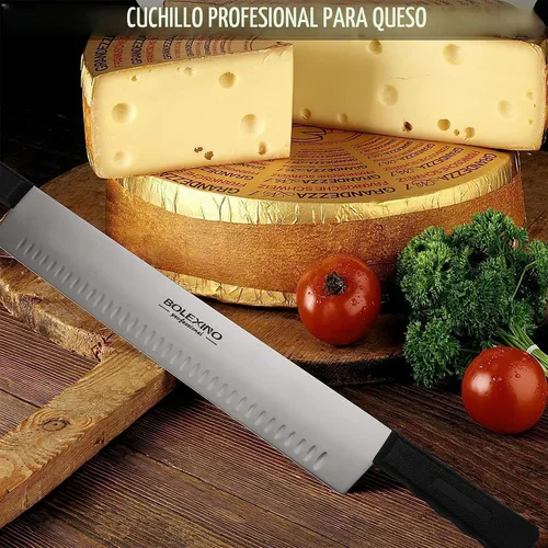 Vista 3 de Cuchillo de queso de doble mango de 15 ", acero de alto carbono