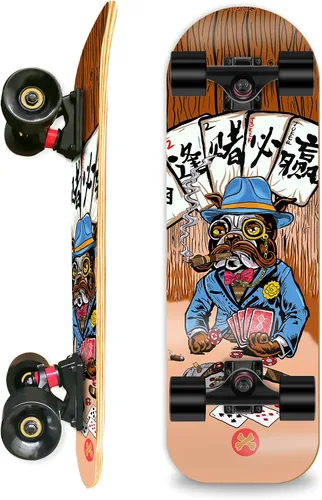Vista 4 de Patineta completa para mascotas diseñada para perros y mascotas
