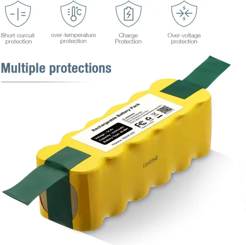 Vista 5 de Powerextra Batería de repuesto de 4.0Ah 14.4V compatible con Roomba R3 500 600 700 800 900 Series 500 510 531 535 540 550 552 560 570 580 595 620