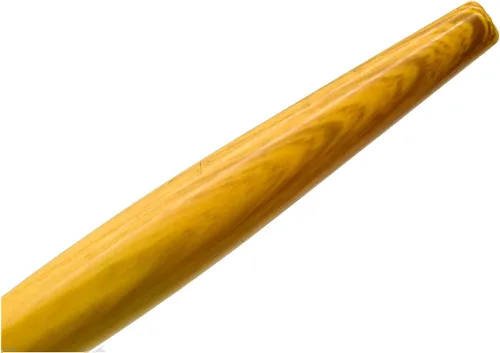 Vista 5 de 25 Uds. novedosos bolígrafos con forma de pincel de bambú, bolígrafos de madera para artistas de arte, escuela, oficina, fiesta, papelería, Navidad