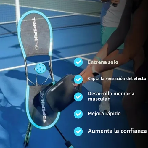 Vista 6 de TopspinPro Ayuda de entrenamiento de pickleball - Aprende Topspin rápidamente para un mejor control y consistencia Practica en cualquier lugar
