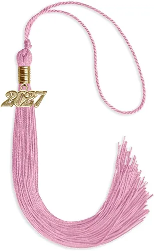 Vista 163 de Endea Graduation - Borla de un solo color con fecha dorada (Oro Antiguo, 2020)