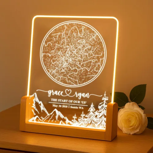 Vista 10 de NAZENTI Marco de fotos personalizado con luz LED, lámpara de marco de collage de fotos personalizada, regalos de fotos personalizados, lámpara de 01
