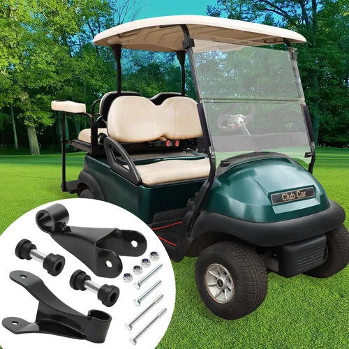 Vista 8 de Roykaw Club Car - Kit de grillete trasero con buje y manguitos para modelos de carrito de golf eléctrico y gas precedente 2004 en adelante