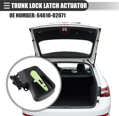 Vista 2 de Motoforti Motor del actuador de la cerradura del pestillo del maletero del portón trasero, cerradura del equipaje de la puerta trasera, para Toyota