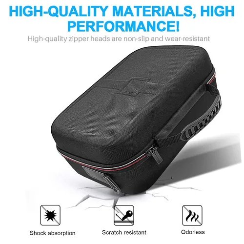 Vista 2 de Large Carrying Storage Case for Nintendo Switch, Portable Travel Hard Shell Messenger Bag for Switch Console, Pro Controller, Switch Dock, Soft