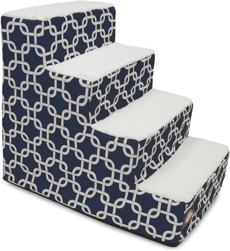 Vista 89 de Majestic Pet - Escaleras portátiles para mascotas suave escalón de espuma de sherpa escalones para perros y gatos rampa para cachorros