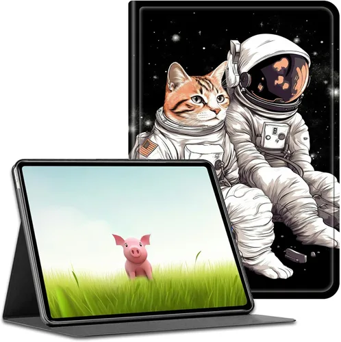 Vista 16 de Funda para tablet Amazon Kindle Fire HD 8/HD 8 Plus versión 2022/2020 (12ª/10ª generación), fundas antideslizantes multiángulo con función de Pinos