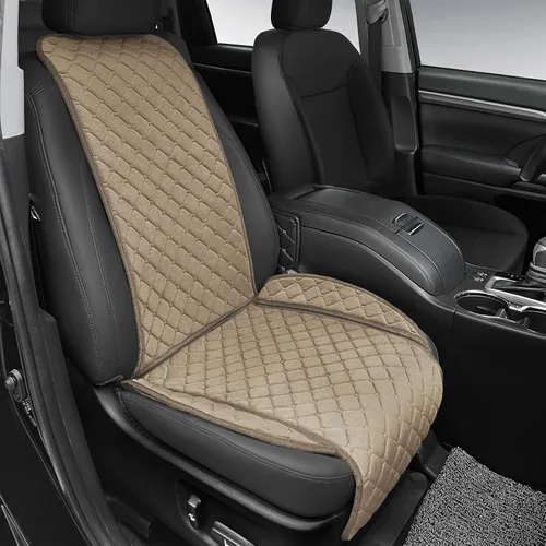 Vista 18 de surpassme Fundas de Asiento de Coche Cómodas Fundas de Asiento Delantero Universales para Accesorios de Automóvil, Fundas Interiores Acolchadas