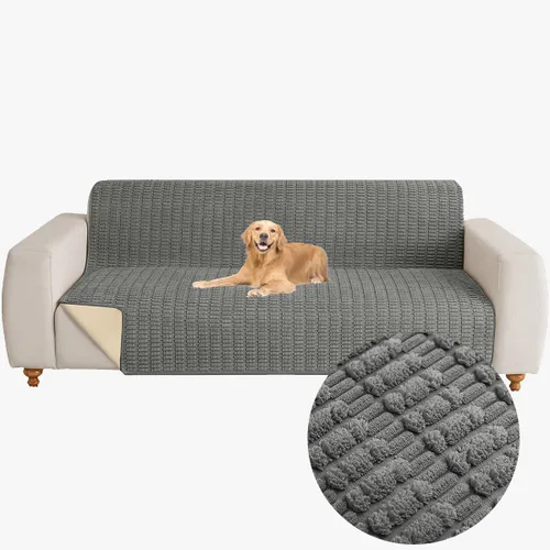 Vista 21 de Muamar Funda para Cama de Perro Protector de Sofá, Fundas de Sofá Antideslizantes Impermeables para Sala de Estar Fundas de Sofá, Tapete de Sofá