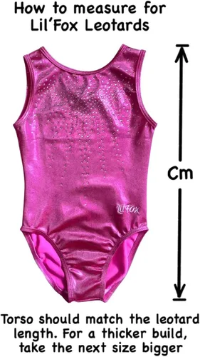 Vista 6 de LIL'FOX Leotardos de gimnasia para niñas SHINY FOIL SHIMMER Danza, Tumbling, Leotardo de gimnasia