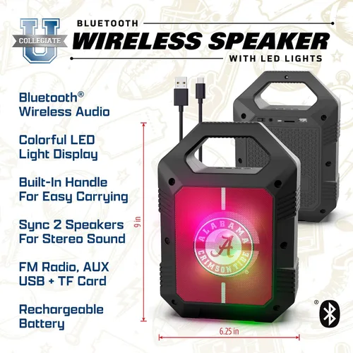 Vista 3 de SOAR NCAA ShockBox XL - Altavoz inalámbrico Bluetooth unisex