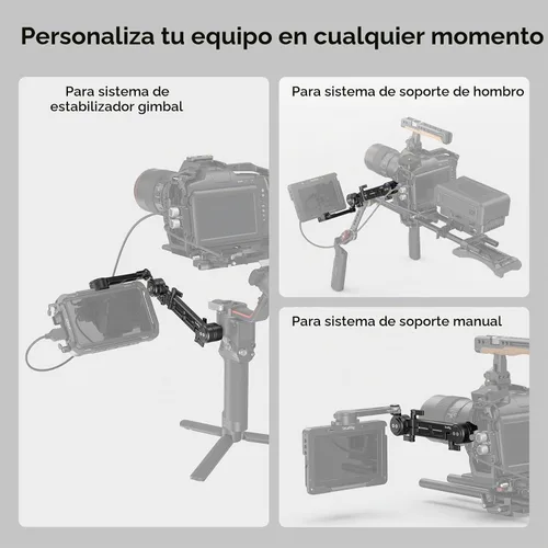 Vista 6 de SmallRig Montaje EVF ajustable con abrazadera NATO MD3507