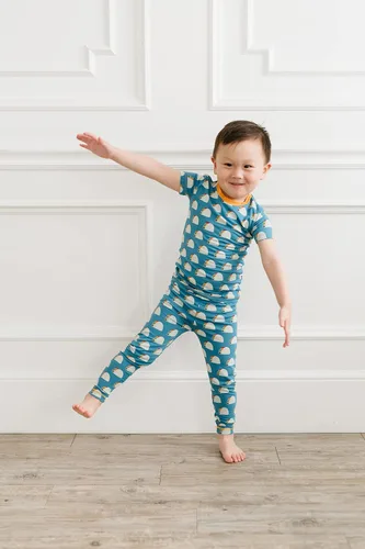 Vista 3 de KicKee Pajama Sets from our Year Round Celebration Collection, Matching Top and Bottom Sleepwear Set, Babies and Kids PJ Set