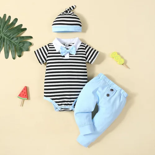 Vista 2 de VINUOKER Conjunto de ropa para bebé recién nacido prematuro para recién nacido, caballeros