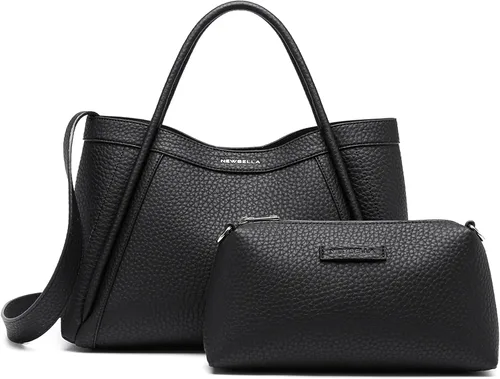 Vista 20 de NEWBELLA Kelly Bolsa Tote de Cuero Vegano para Mujeres - Elegante Bolsa Versátil de Transporte con Asa Superior, Bolso de Hombro Hobo con Monedero