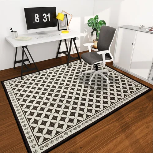 Vista 44 de Tapete para silla de oficina para suelo de madera dura, 48"x36" tapete protector de escritorio de computadora de fácil deslizamiento para silla Hoja