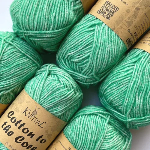 Vista 25 de Cotton to The Core - Hilo de algodón para ganchillo, paquete de 6 (852 yardas/10.58 oz), patrones gratuitos, apto para principiantes, hilo suave