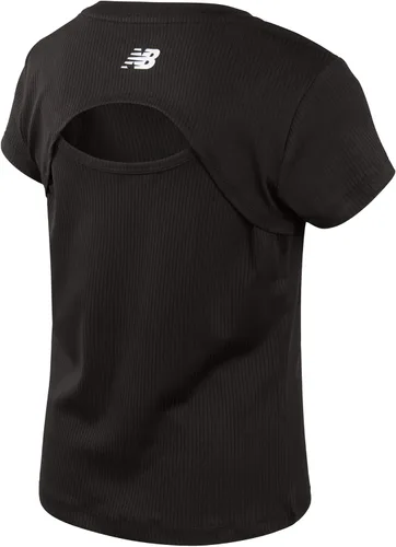 Vista 5 de New Balance Conjunto de falda para niña, 2 piezas, camiseta de manga corta y falda pantalón (talla 7-16)