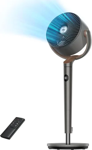 Vista 5 de Dreo Ventiladores de torre Enfriador de aire evaporativo de 40" y ventilador oscilante de 120°+120° con control remoto para dormitorios