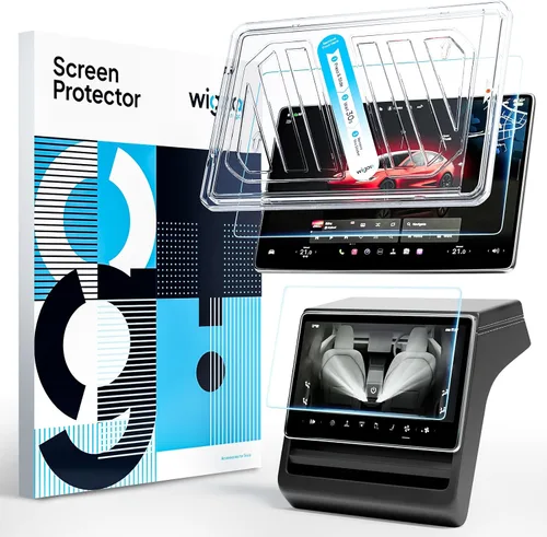 Vista 8 de Wigoo Protector de pantalla para Tesla Model 3 (2024 ~ 2026) y Model Y Premium 2025 mate [sin reflejos ni huellas dactilares] Accesorios