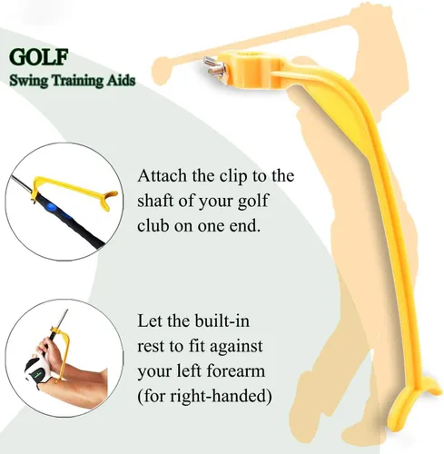 Vista 5 de hicocool Ayudas de entrenamiento de swing de golf de 3 piezas