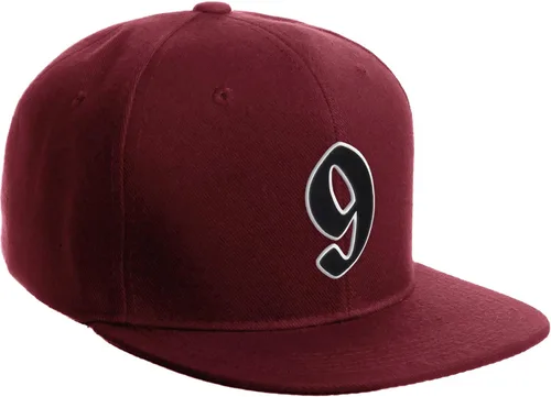 Vista 1000 de Daxton Gorra clásica con visera de billete plano con letras del alfabeto inglés antiguo de la A a la Z