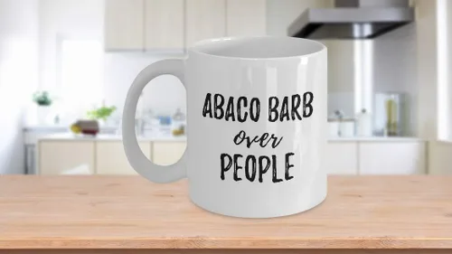Vista 3 de Abaco Barb Over People Mug Gift Idea For Animal Lover Mom Dad Rights Activist Militant Coffee Tea Cup Large 15 oz