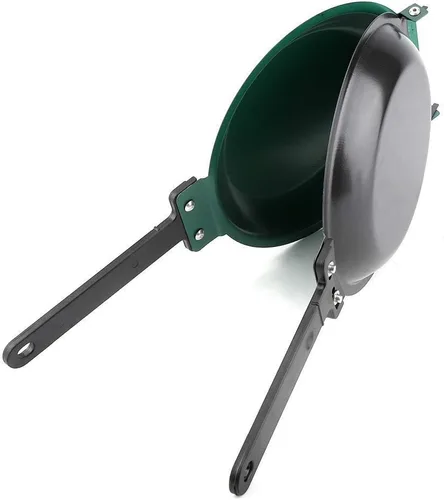 Vista 5 de Sartén para tortilla, sartenes antiadherentes, doble sartén, revestimiento de cerámica antiadherente de doble cara, sartén fácil de voltear