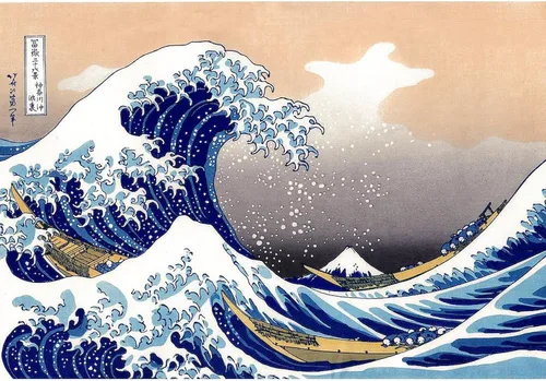 Vista 2 de CafePress The Great Wave Off Kanagawa - Taza de café de cerámica, taza de té de 11 onzas